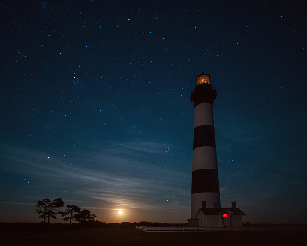 Bodie Light at Night