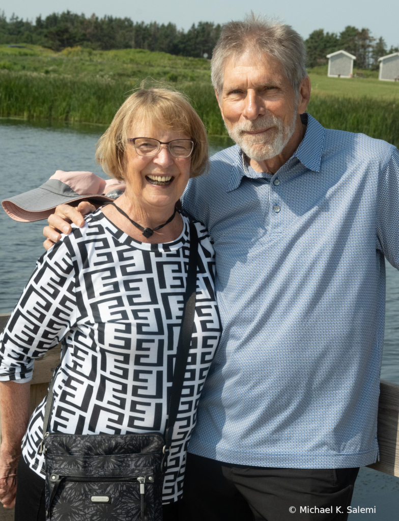 Tom and Kate near the Marsh Grass