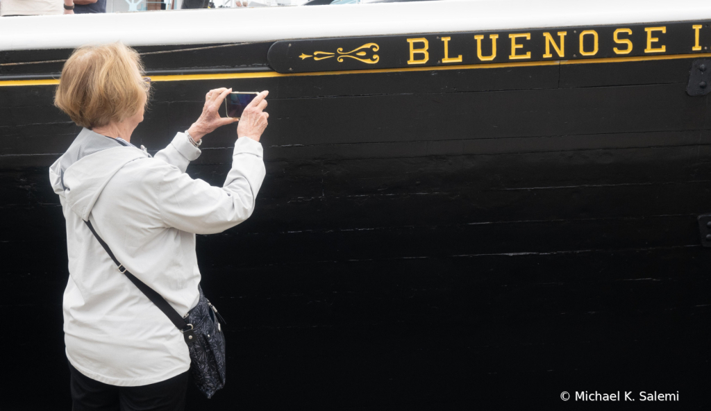 Kate Photographing Bluenose II