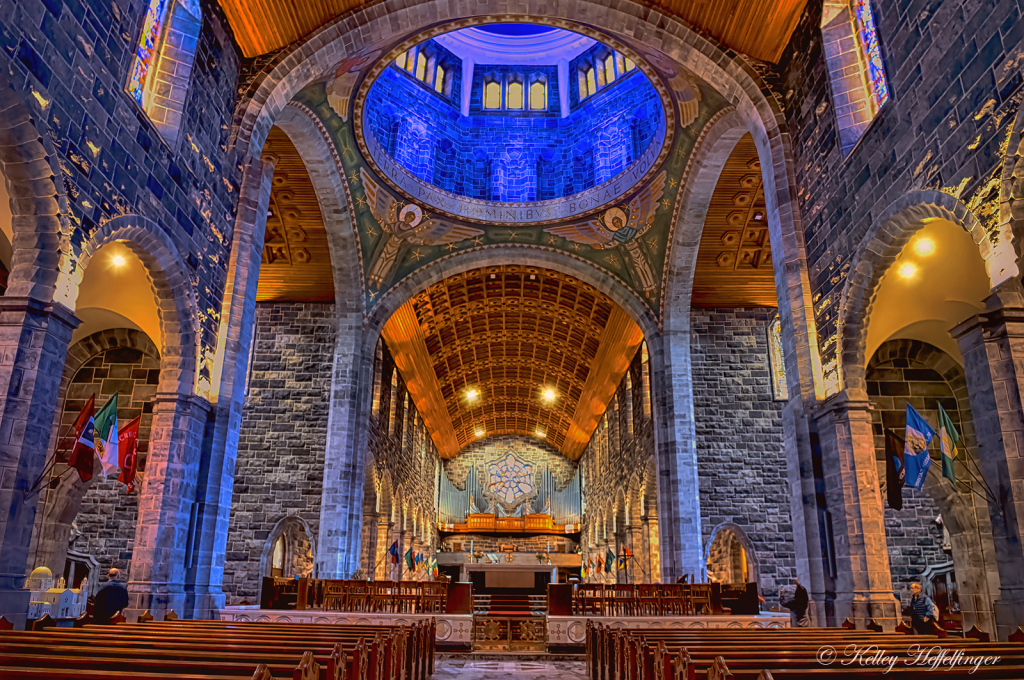 Stepping into the Galway Cathedral