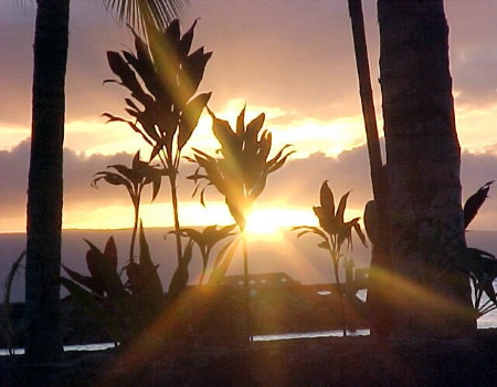 Sunset in Kanapali, Maui