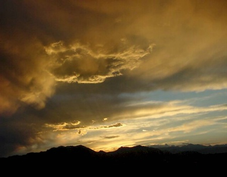 A Golden Colorado Sunset