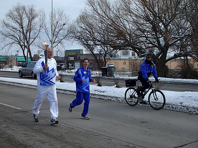 Olympic Torch In Colorado