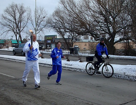 Olympic Torch In Colorado