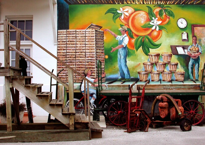 Stairs and Mural