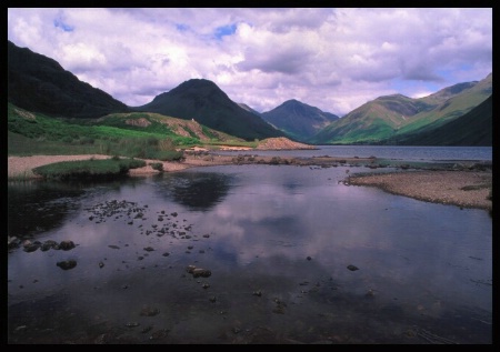 Lake District peaks from Wastwater