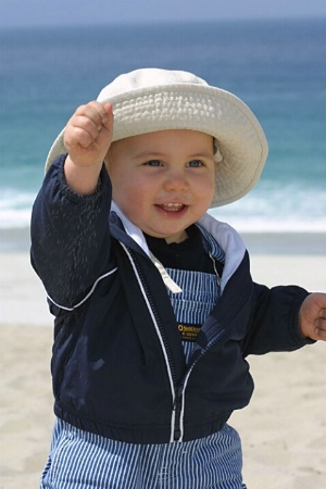 Holding Sand in His Fists