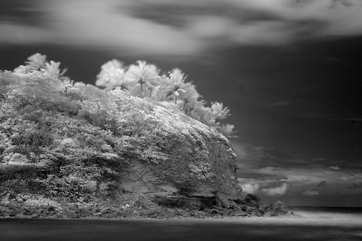 The Hidden Beach in Infrared