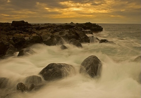 Waves Crashing at Albion