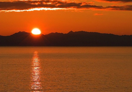 Sunset on Inside Passage