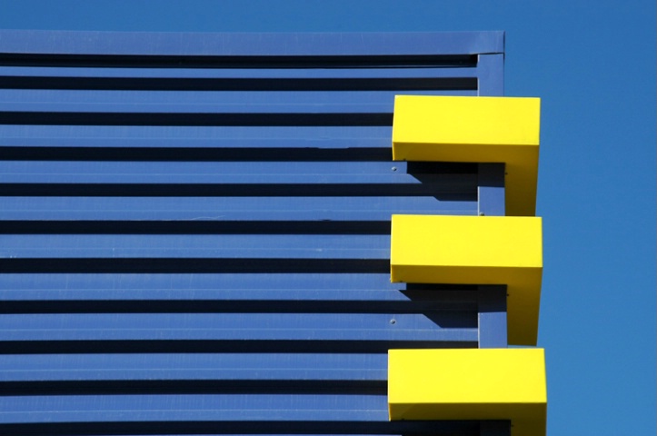 GEOMETRY  IN  BLUE  AND  YELLOW