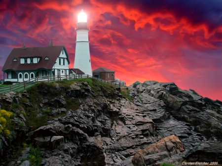 Portland Head Light Fantasy..