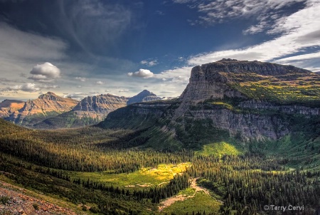 A Deep Mountain Valley