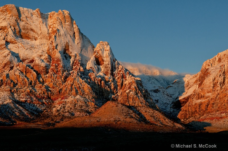 Snowy Morning at Red Rock