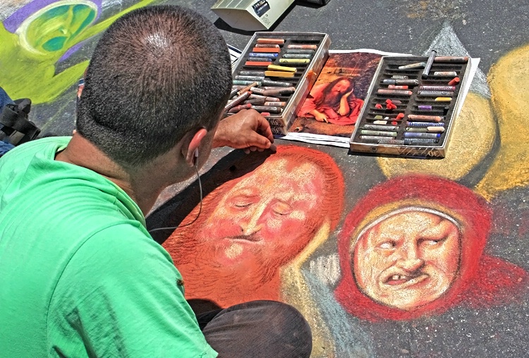 Ghouls Just Wanna Have Fun at Chalk Festival