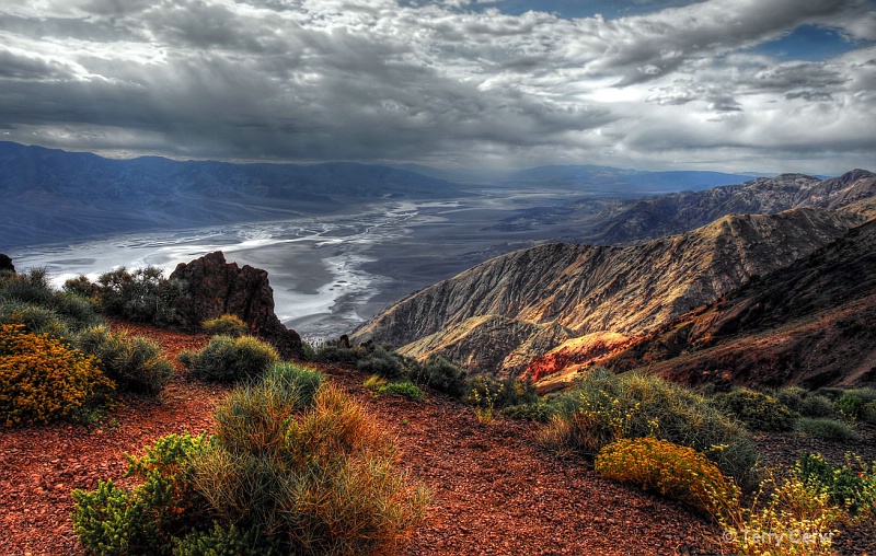 Looking Down on Badwater