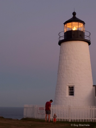 Father and Son at the Lighthouse