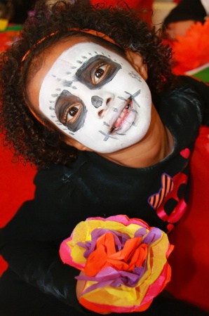 Day of the Dead Flower Child