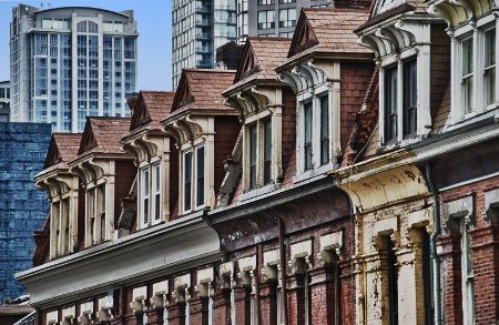 Old and New on Yonge Street, Toronto, ON