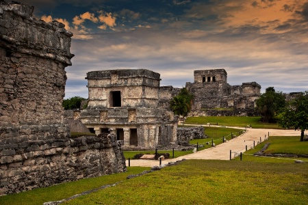 On the Streets of Ancient Tulum