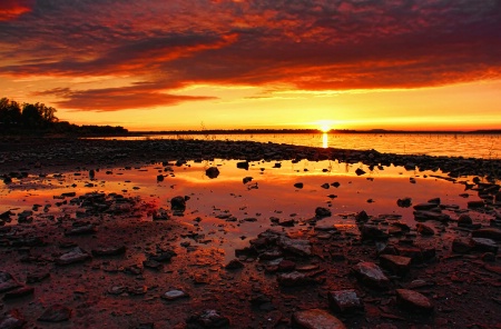 Red Oklahoma Sunset