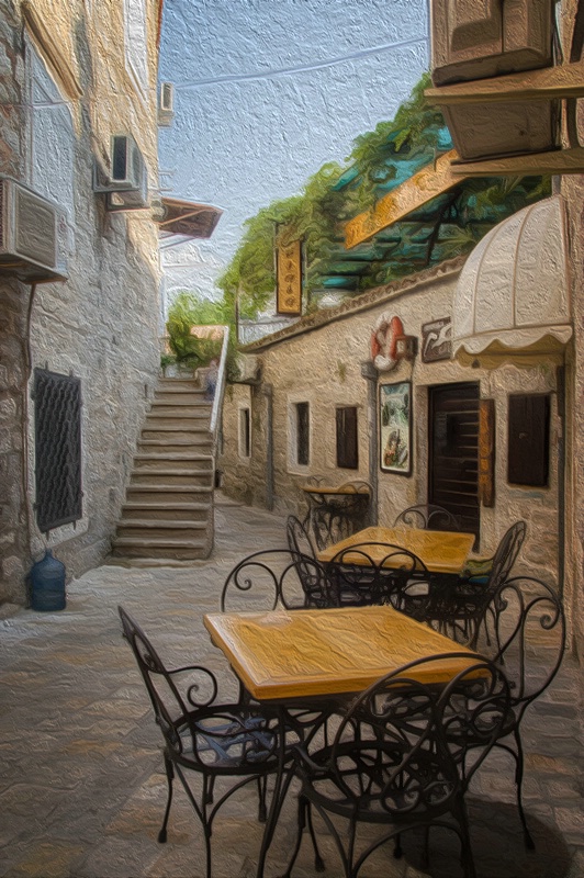 A Cozy Corner in Old Kotor, Montenegro