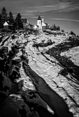 Winter at Pemaquid Point.