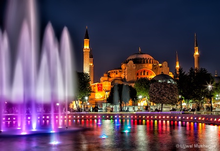 Hagia Sophia at Night