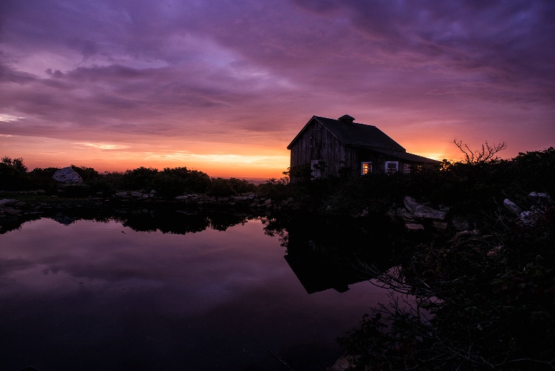 Sunrise at the Art Barn