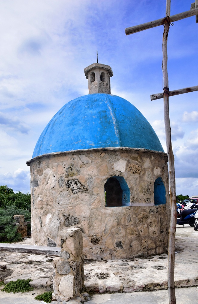 A RUSTIC CHAPEL NEAR THE BEACH