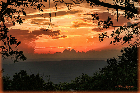 Sunset in the Mountains