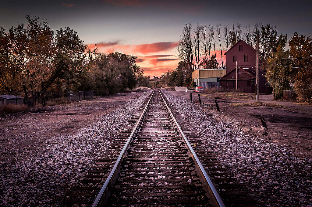 Down the train tracks