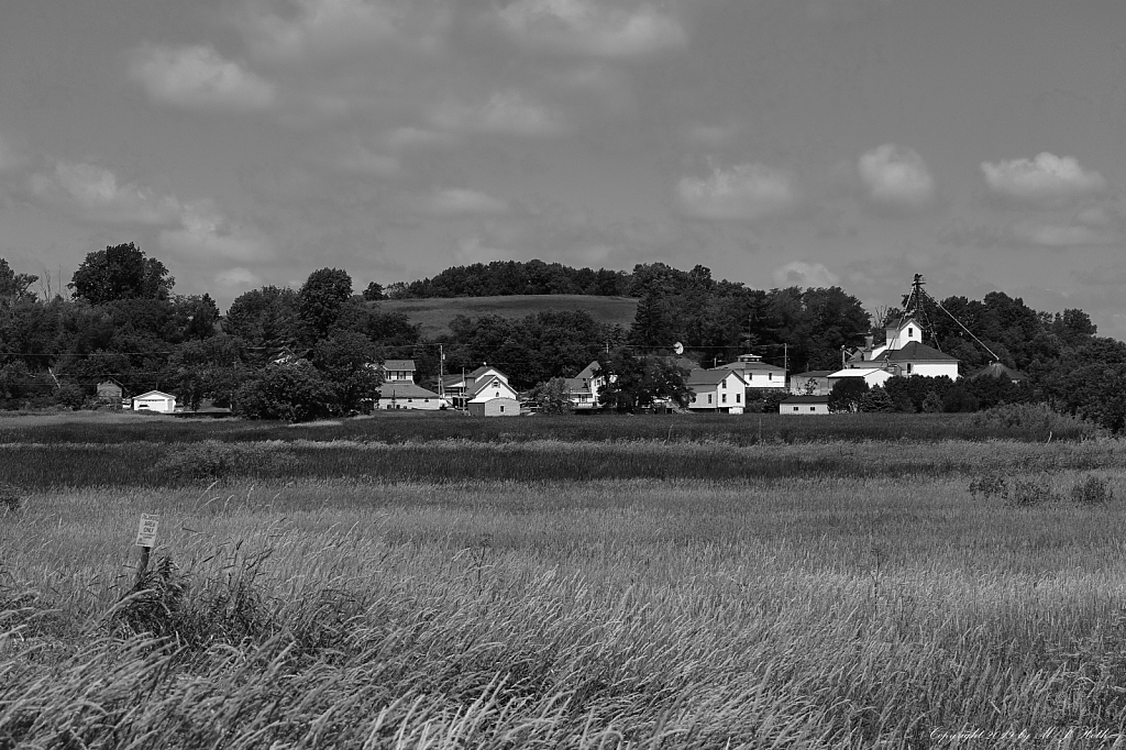 Theresa Station, Wisconsin - Black and White