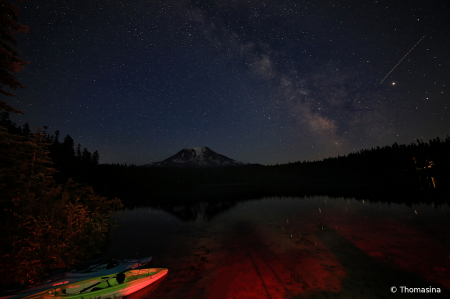 Mt. Adams and the Milky Way