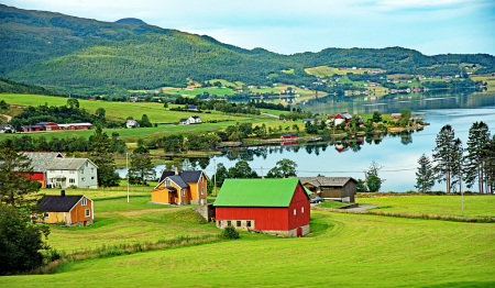 Country side in central Norway.