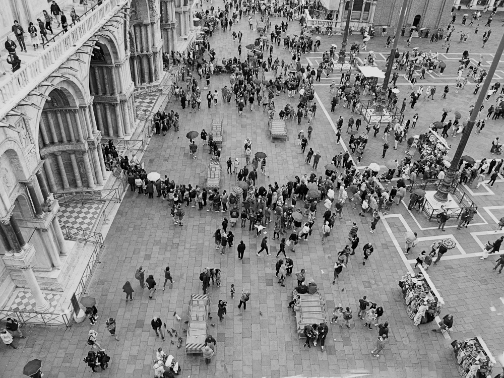 Tourists in Venice