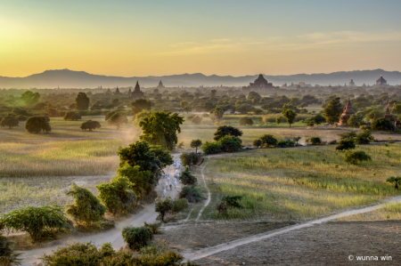 archaeological city bagan