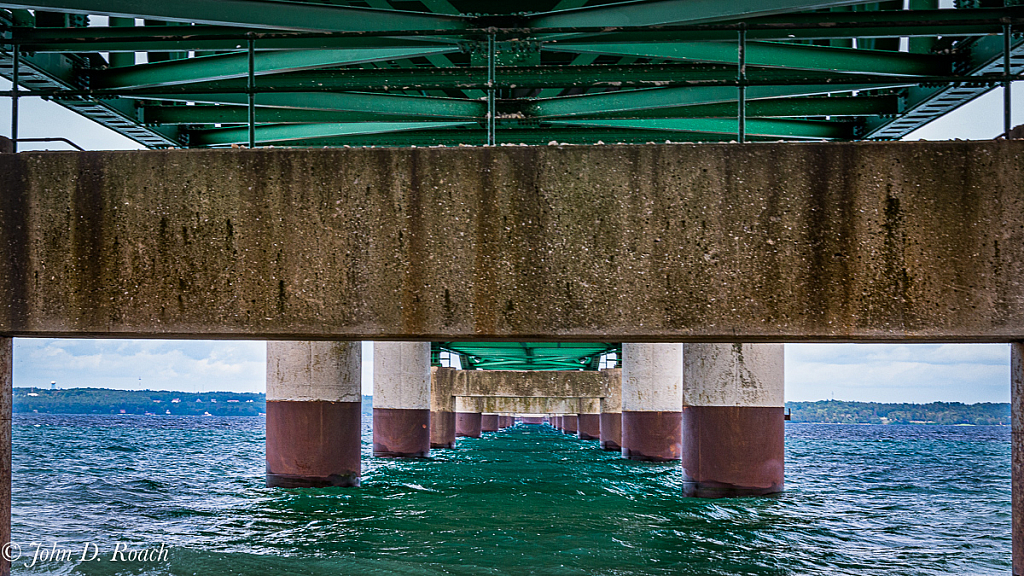 Under the Mackinaw Bridge