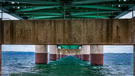 Under the Mackinaw Bridge