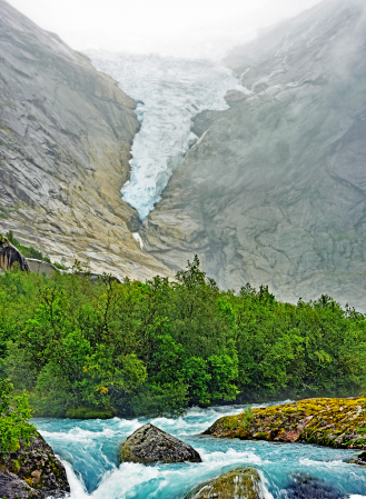 Glacier in the end.