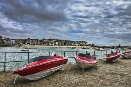 A Line of Boats