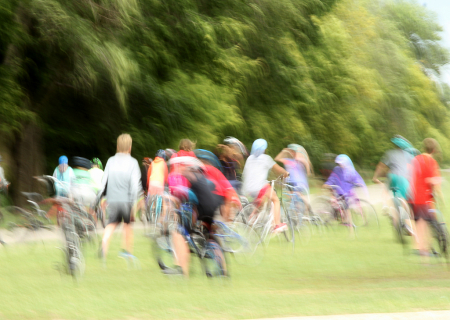 Awaiting the Start of the Race