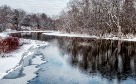 Concord River, Winter