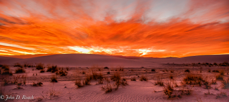 Sunrise at White Sands