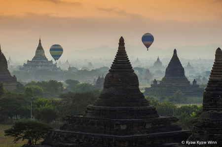 Morning View of Bagan