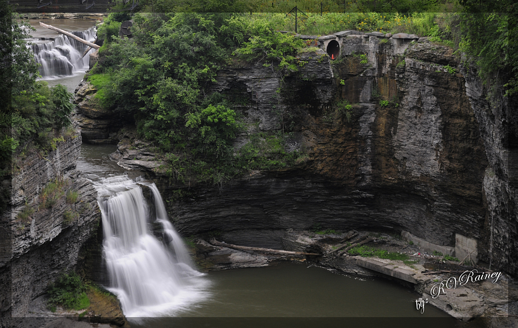 Triphammer Falls in NY State