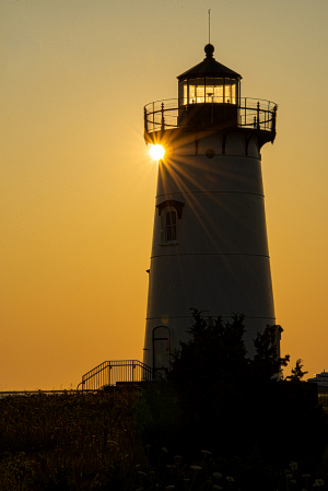 sunrise at Edgartown Lighthouse
