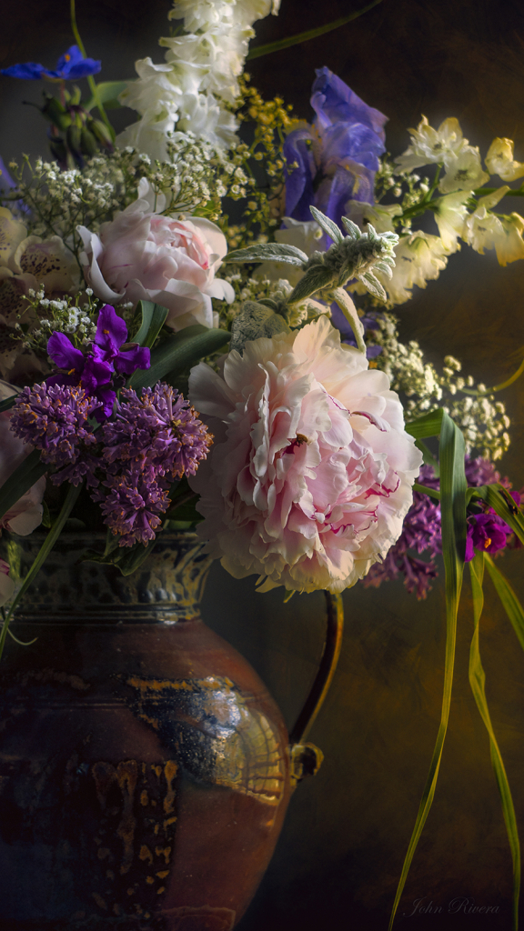 Peony and Floral Arrangement