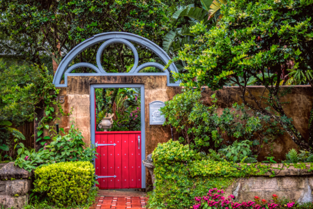 Popular Red Door in Historic St. Augustine