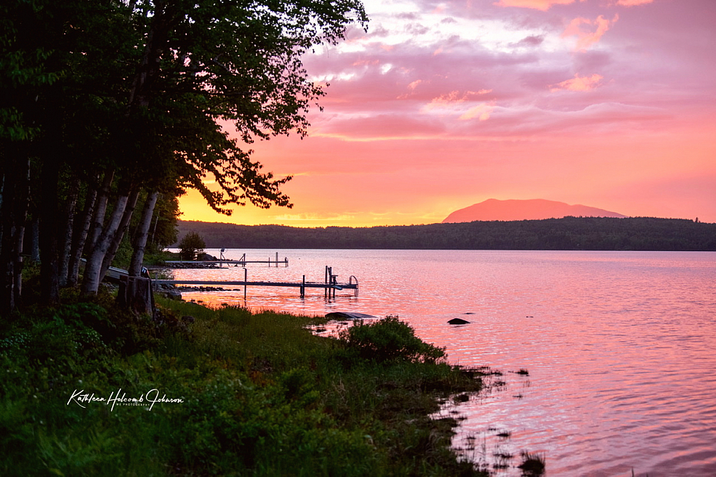 Sunset On First Roach Pond!